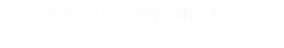 Vous êtes un particulier 